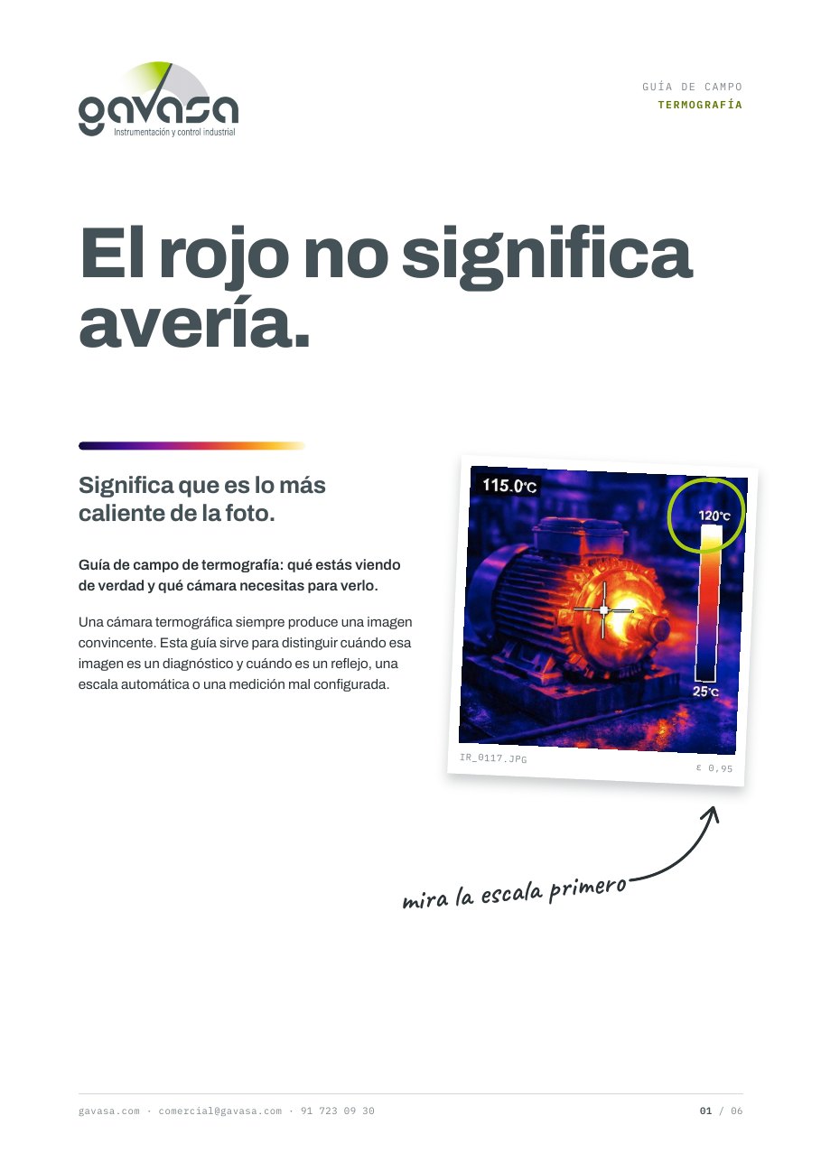 Portada de la guía de termografía